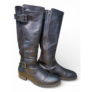 CLASSIC REMONTE TALL LEATHER RIDING BOOTS 10/10.5 EU41